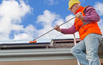 Van soft wash roof cleaning